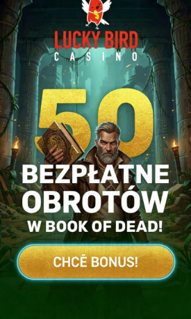 Obraz dla 50 darmowych spin&oacute;w za rejestrację w Lucky Bird Casino