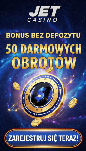 Obraz dla 50 darmowych spin&oacute;w bez depozytu w Jet Casino