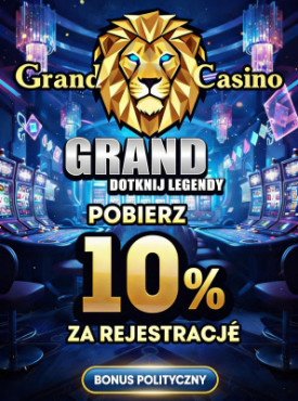 Obraz dla 10$ bonus bez depozytu za rejestrację w Grand Casino