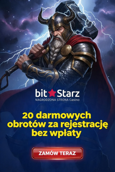 Obraz dla 20 darmowych spinów w kasynie BitStarz za samo założenie konta Obraz dla 20 darmowych spinów w kasynie BitStarz za samo założenie konta