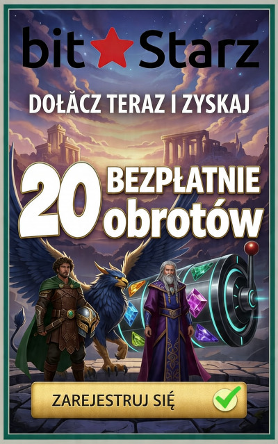Obraz dla 20 darmowych spin&oacute;w w BitStarz: oferta bez depozytu za rejestrację