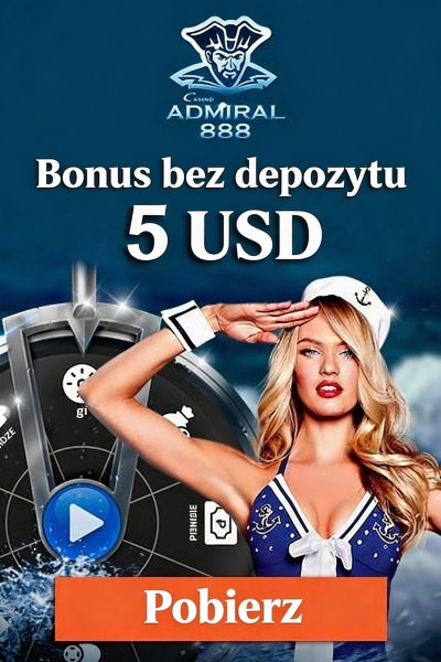 Obraz dla Bonus 5 USD bez depozytu w Admiral 888 dla nowych graczy