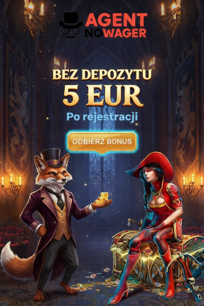 Obraz dla Ekskluzywny bonus 5&euro; bez depozytu w Agent No Wager