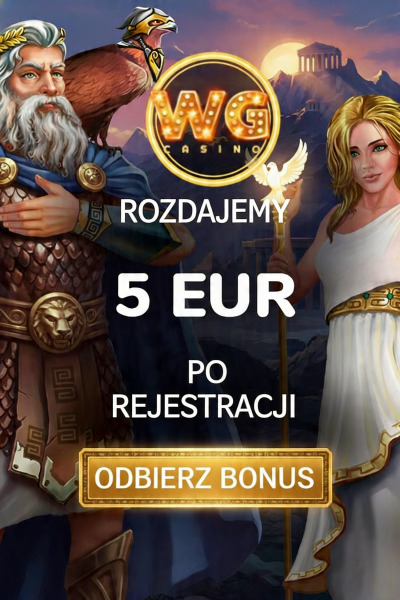 Obraz dla WG Casino: 5 euro bez depozytu za rejestrację – start bez ryzyka Obraz dla WG Casino: 5 euro bez depozytu za rejestrację – start bez ryzyka