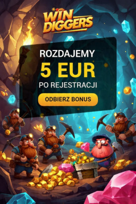 Obraz dla 5 &euro; bez depozytu w Win Diggers &ndash; bonus na start