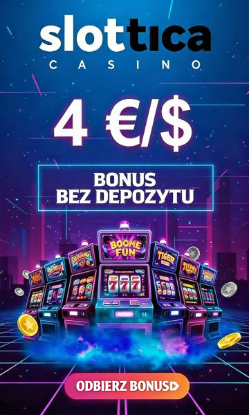 Obraz dla 4 €/$ bonus bez depozytu w kasynie Slottica dla nowych graczy Obraz dla 4 €/$ bonus bez depozytu w kasynie Slottica dla nowych graczy