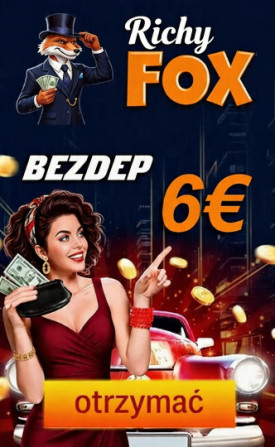 Obraz dla 6&euro; bonus bez depozytu w kasynie Richy Fox dla nowych graczy