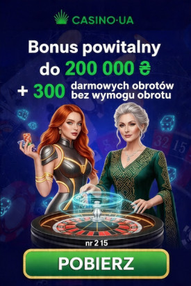 Obraz dla Pakiet powitalny w Casino.ua: 200000 ₴ i 300 freespin&oacute;w