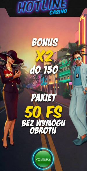 Obraz dla 50 darmowych spinów i do 1200€ bonusu w kasynie Hotline Obraz dla 50 darmowych spinów i do 1200€ bonusu w kasynie Hotline
