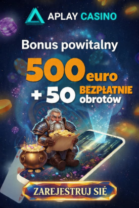 Obraz dla Bonus powitalny APlay Casino: 500&euro; i 50 darmowych spin&oacute;w