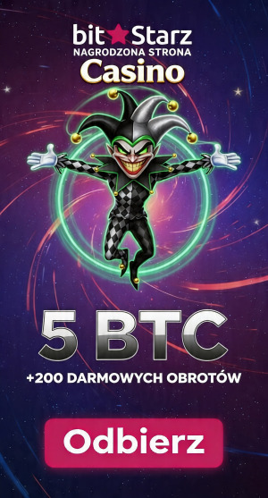 Obraz dla 5 BTC i 200 darmowych spinów w kasynie BitStarz Obraz dla 5 BTC i 200 darmowych spinów w kasynie BitStarz