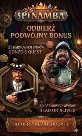 Obraz dla 50 darmowych spin&oacute;w bez depozytu w Spinamba Casino